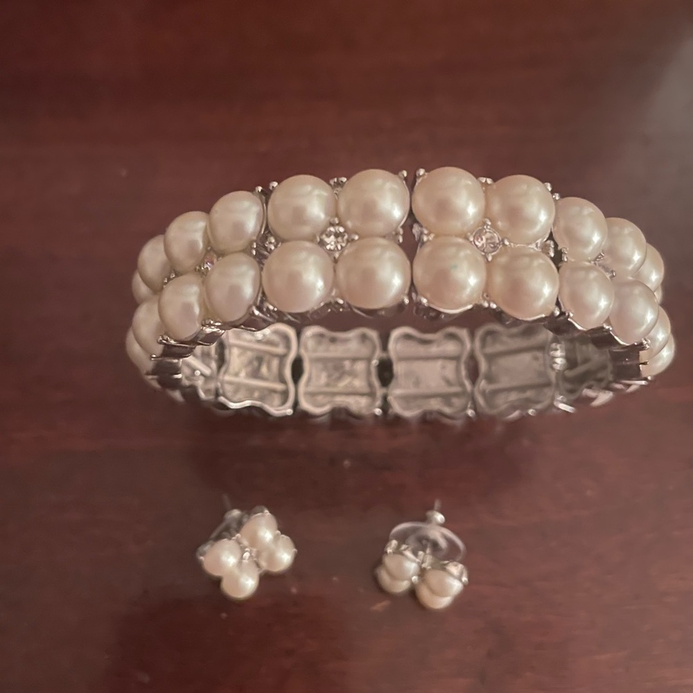 Ann Taylor earrings and bracelet worn only once